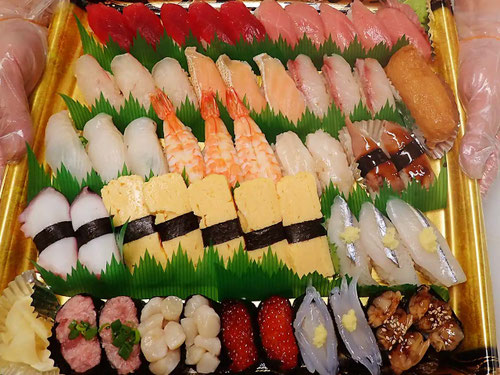 渋谷区にあるイベント会場にお寿司をお届けしました。大量注文可能です。当日注文も可能です！