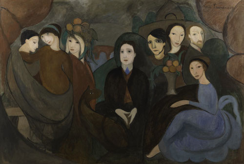 ꧁ Marie Laurencin, Apollinaire et ses amis, 1909 ꧂