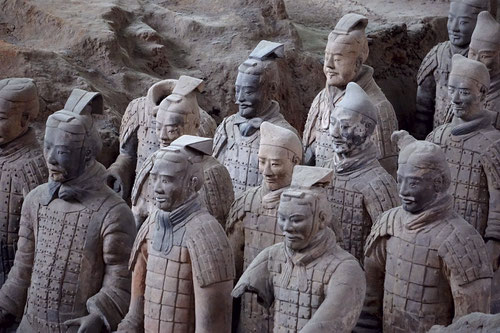 Guerreros de terracota de Xian. Foto (cc): Foursummers/ Pixabay