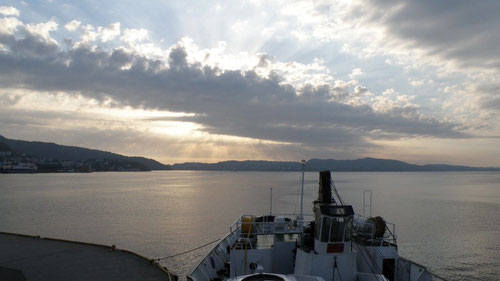 Abendstimmung im Hafen von Bergen