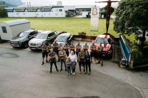 Das Team von der Baumeister Gerhard Bucher GmbH