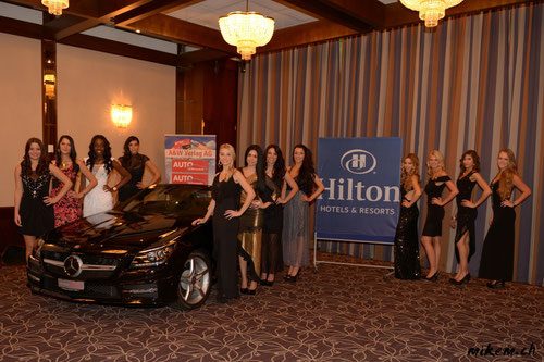 Miss Auto Zürich 2013 Finalistinnen im Hilton