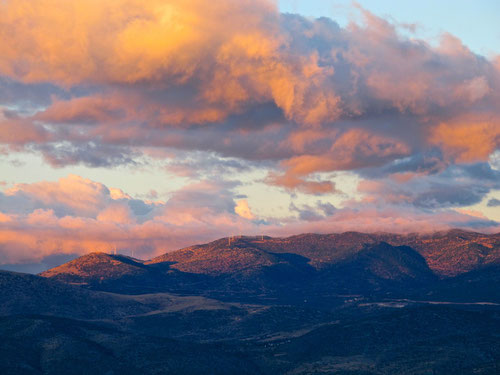 Panorama von unserem Stellplatz in Delphi