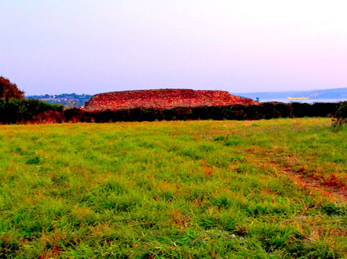 das National Monument - Chairn de Barnemez - im Abendlicht