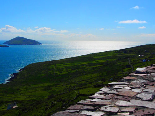 langsam senkte sich die Sonne - Spät-Nachmittag über Portmagee