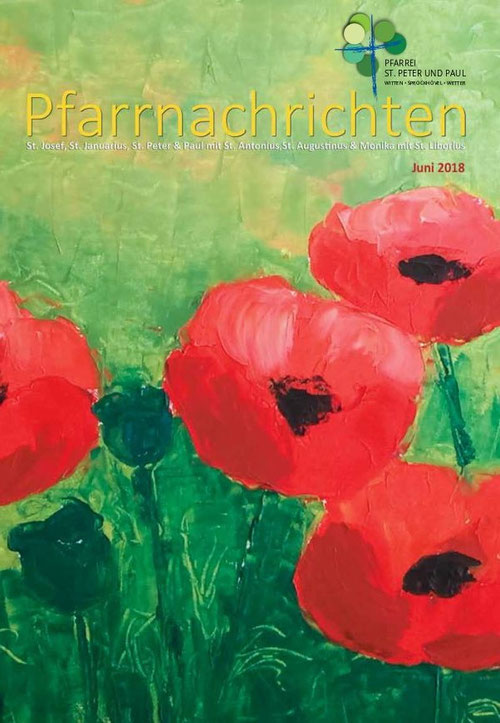 Titelseite der Pfarrnachrichten Juni 2018