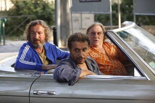 Les rois de la pétanque: Bruno Lochet, Atmen Kelif, Gérard Depardieu (©Roger Arpajou/EuropaCorp)