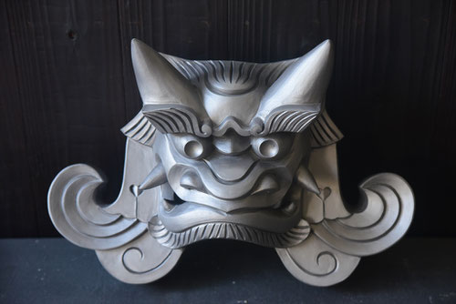 ❙ 壁掛け鬼面瓦-Ridge-end tile for wall hangings - 鬼瓦工場 ❙ 壁掛け鬼面瓦-Ridge-end tile for wall hangings - 鬼瓦工場