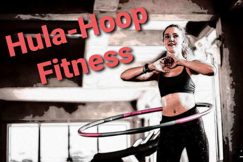 Foto: Sportlerin beim Hula-Hoop