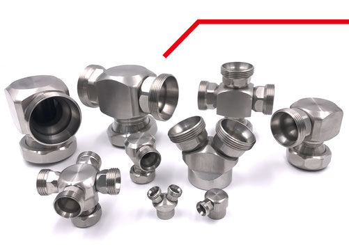 Hirt-Line stainless steel elbow fittings