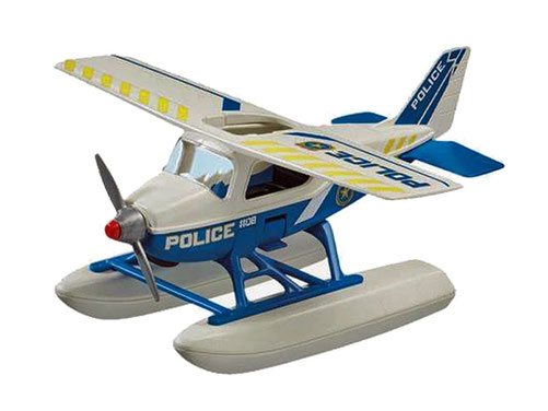 Besonderheiten: Das Flugzeug ist schwimmfähig und kann problemlos auf dem Wasser starten und landen – ideal für spannende Einsätze über Flüssen und Seen.