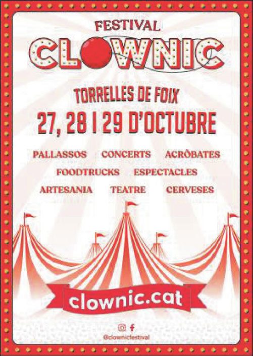 Festival Clownic en Torrelles de Foix y Fira d Artesania