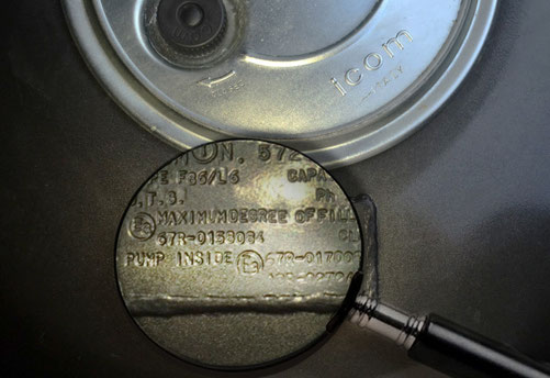 Autogas-Tank der Icom JTG Autogasanlage