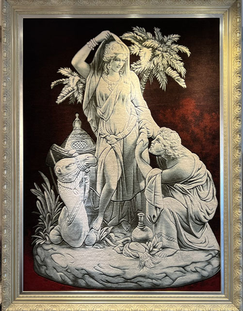 TABRIZ　JALALI工房　絨毯サイズ約70ｘ100