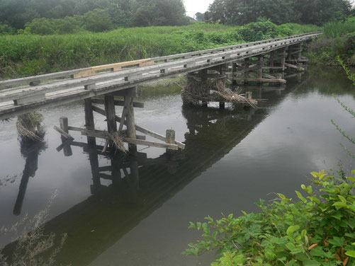 架替前の橋②