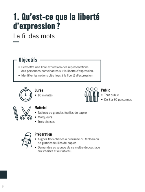 Discours toxiques. Stéréotypes. Liberté d'expression. Kit pédagogique. PDF gratuit. Amnesty international. Philosophie pour enfants.