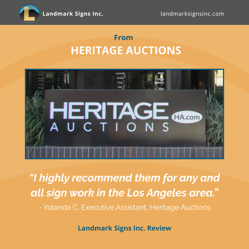 What Sets Landmark Signs Inc. Apart