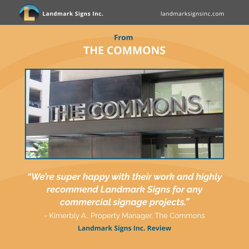 What Sets Landmark Signs Inc. Apart