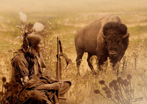 mission channeling sharing native American bison