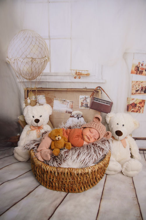 baby sleeping in chair