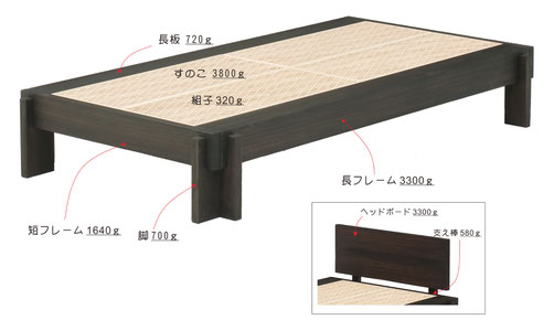 HASHBED(ハッシュベッド)#BED - 総桐箪笥和光(福岡県) HASHBED(ハッシュベッド)#BED - 総桐箪笥和光(福岡県)