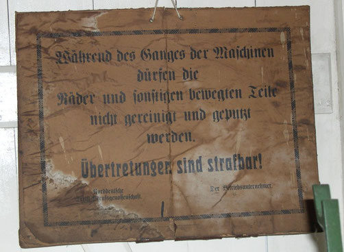 Bei diesen Maschinen ist immer äußerste Vorsicht geboten