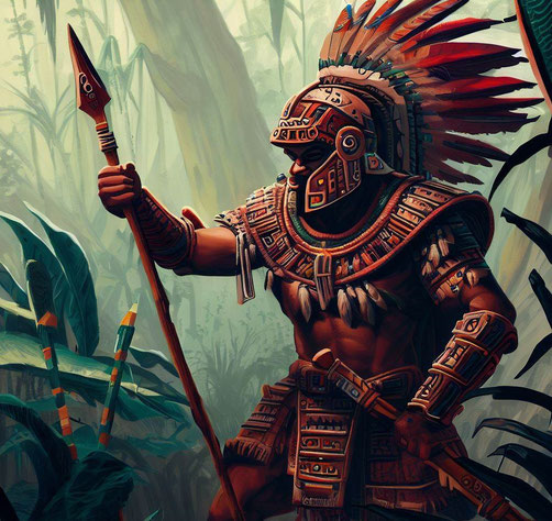 Fictional Aztec warrior