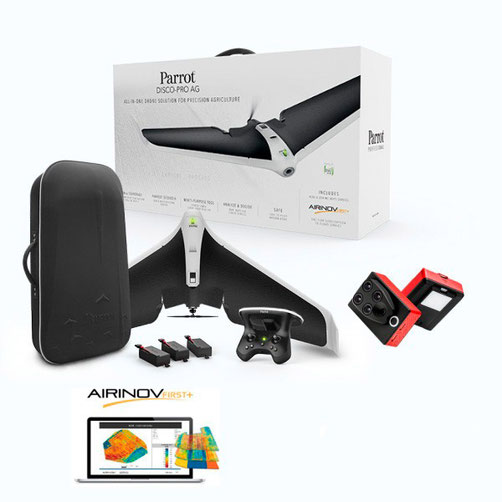 Parrot Disco Pro AG es un dron ala fija que analiza 80 hectáreas de cultivos en un solo vuelo