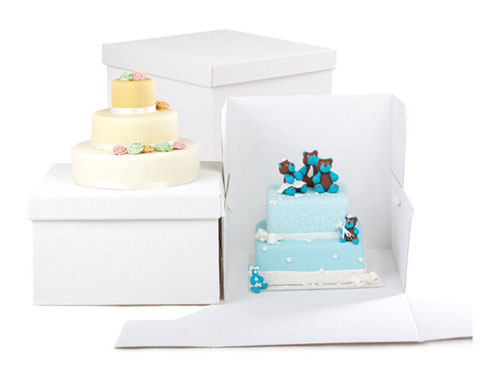 Decora  Cake Box Cannette Coperchio separato,ideale per torte monumentali Realizzata in cartone resistente ondulato  disponibili fino ad esaurimento diverse misure 
