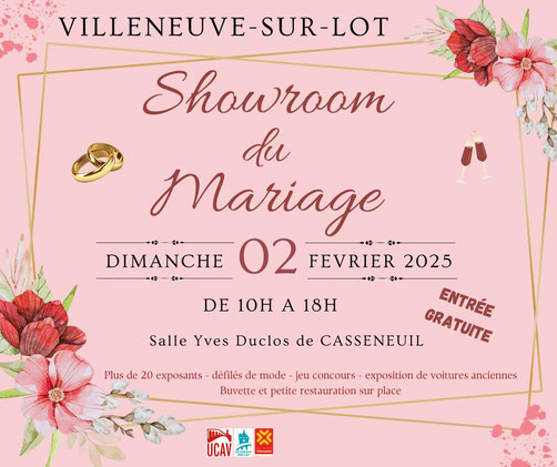 Showroom du mariage à Casseneuil - 02 Février 2025