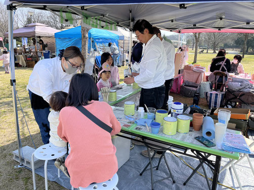 空と森のマルシェ　3月16日　坂本塗装　名古屋営業所