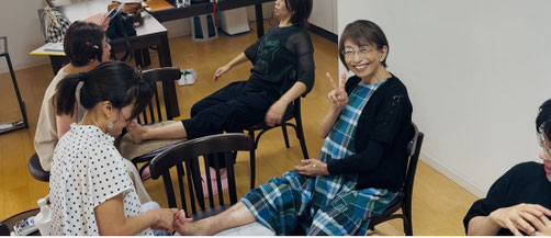 リフレ塾生無料練習会の様子
