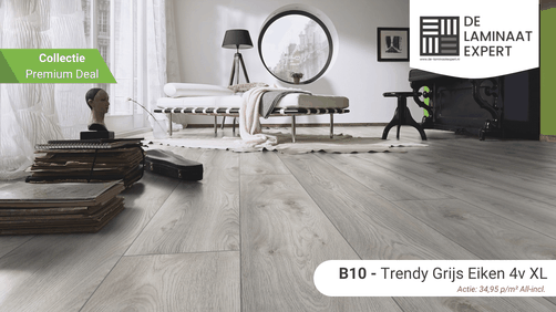 B10 - Trendy Grijs Eiken 4v XL (GEFAL3904) impressiefoto