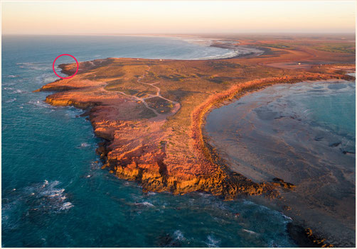 Cape Keraudren- Campground auf einem fossilen Riff (Web)