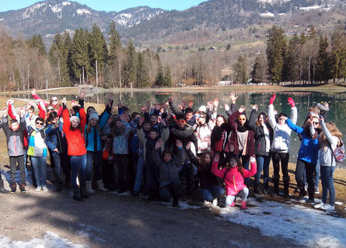 Tous ravis de la balade pour nous rendre à Samoëns.