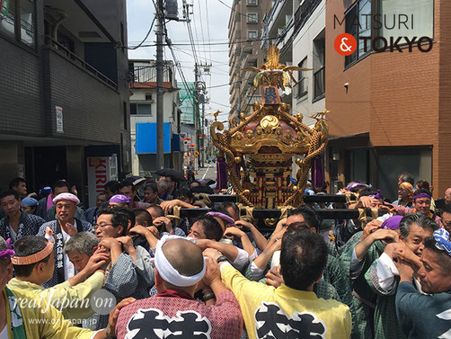 東大島神社 例大祭・中神輿渡御＠2017.8.6