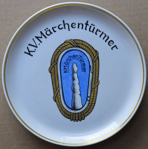 KV Märchentürmer, Schmuckteller, Meissner Porzellan