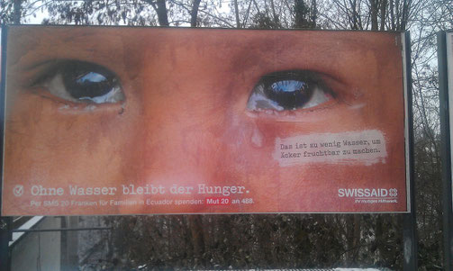 Swissaid add: Water - the eminent resource for enhanced livelihood worldwide, Bern, Switzerland