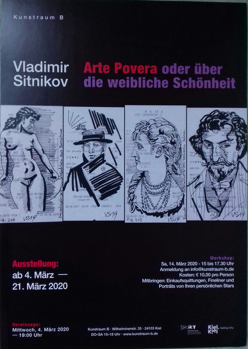 Vladimir Sitnikov ab 4. bis 21. März 2020 im Kunstraum B