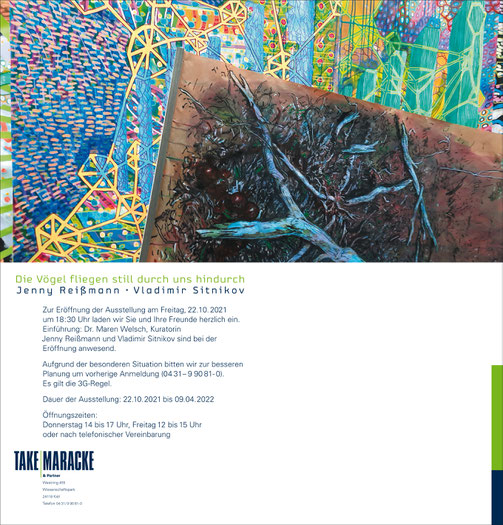 Eine Doppelausstellung bei TAKE&MARACKE Kiel