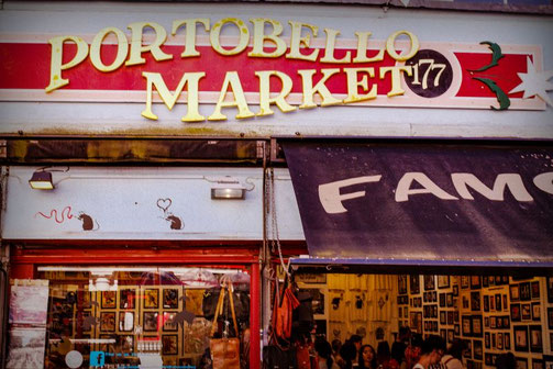 Notting Hill, Portobello Road, Portobello Market, London, Die Traumreiser