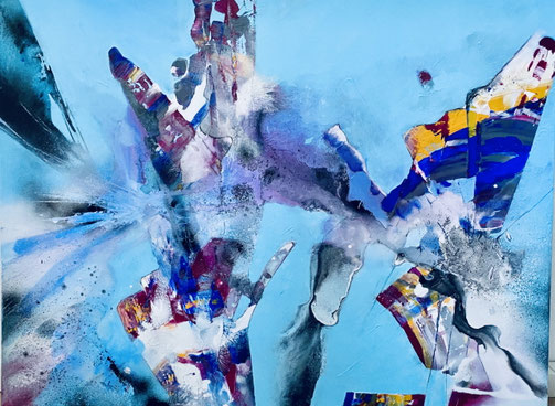 Dance, Acryl-Mischtechnik auf Leinwand, 80 x 60 cm