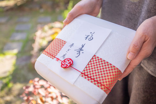 特別仕立ての限定商品「福寿」掛紙書