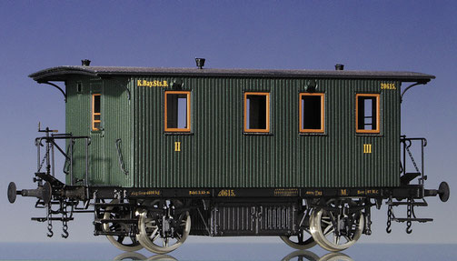 Bay. Vicinalbahnwagen 2. und 3. Klasse BCL Länderbahn