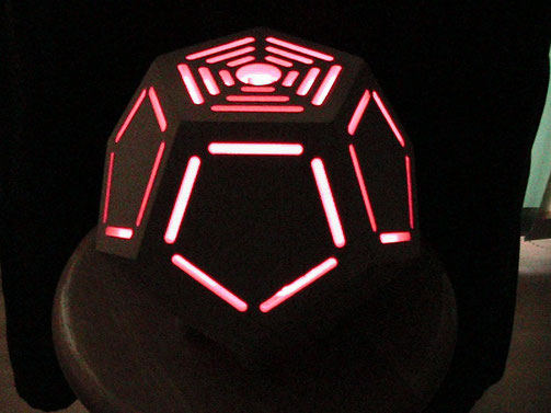 Dodekaeder aus als Lichtspiel zur besondere, Dekoration für Haus und Heim
