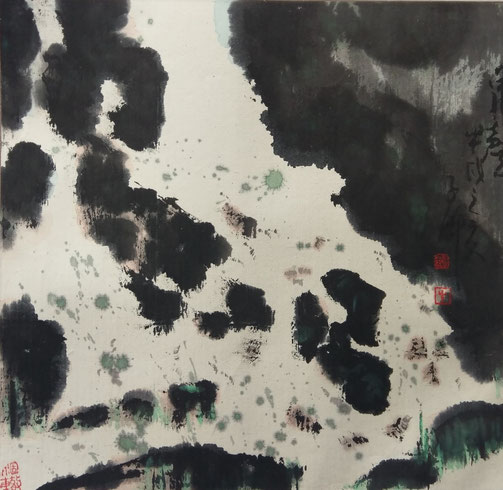 From the Dreams Serie Nr.8 by Prof .Kuang Xu  56x56cm ink on paper 2.000,00€  without shipping costs!