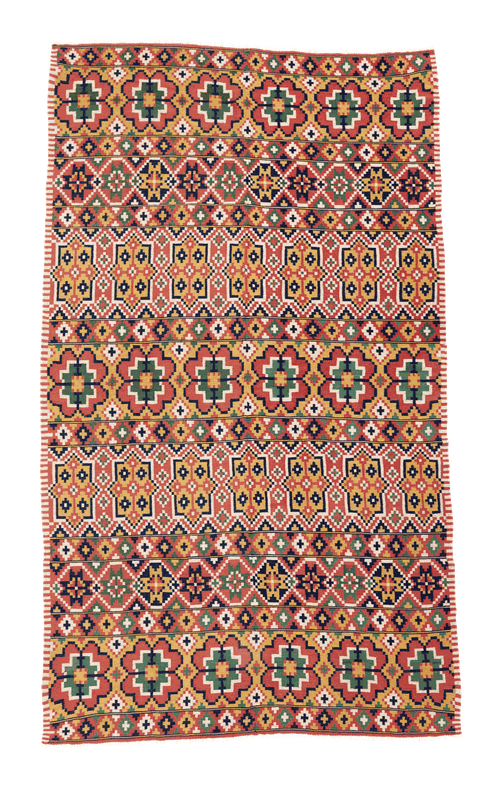 Swedischer Teppich, Zürich. Vintage kilim, Kelim. Rölakan, Rollakan