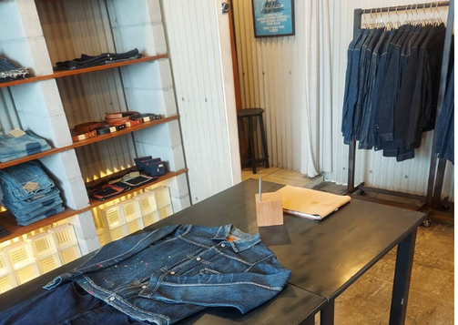 ディスプレイ兼テーブル製作｜服飾店