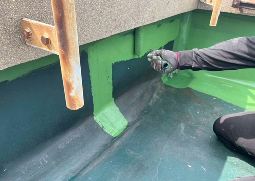 屋上防水塗装工事