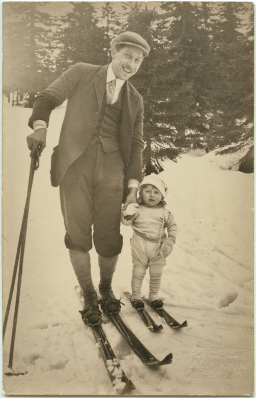 Oliver Perry-Smith mit seinem Sohn Oliver jr. im Riesengebirge